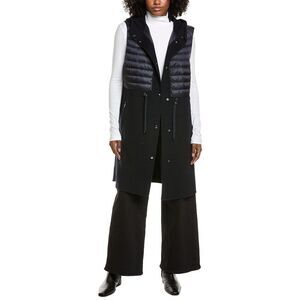 Bogner Womens  Joelle Wool Puffer Vest, Black